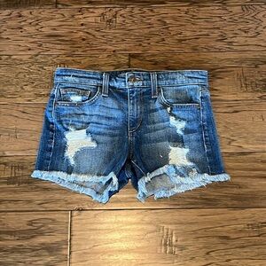 Joe’s Jeans Cut Off Shorts Mid Rise Size 25